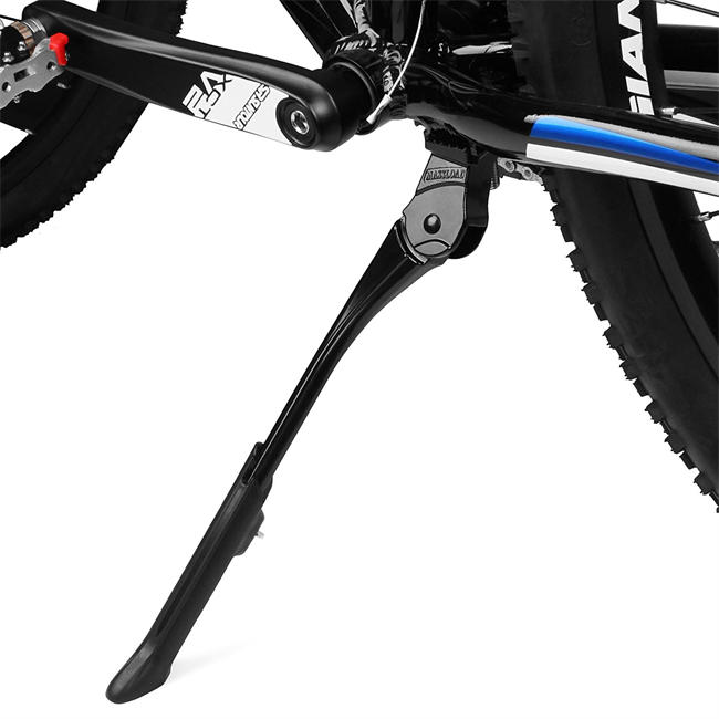 Adjustable Bicycle Kickstand with Concealed Spring-Loaded Latch, for 24-29 Inch Bike Kickstand